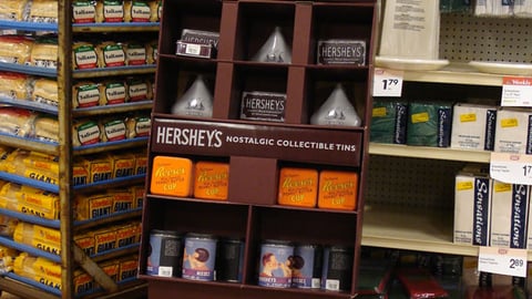 Hershey's Nostalgic Collectibles Shipper