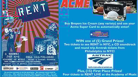 Acme/Dreyer's 'Rent' Feature