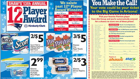 Shaw's/Kimberly-Clark '12th Player' Feature