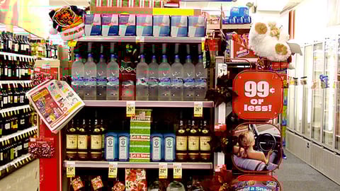 CVS Liquor Endcap