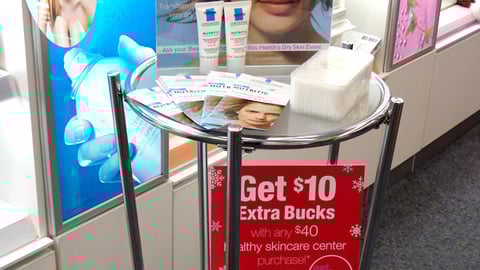 CVS La Roche-Posay Sampling Table 