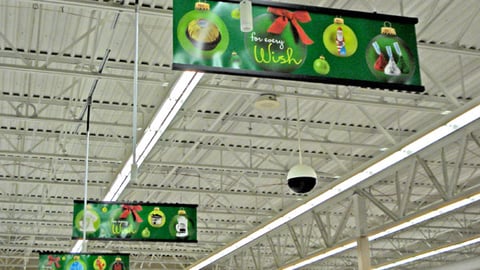 Wal-Mart 'For Every Wish' Ceiling Banners