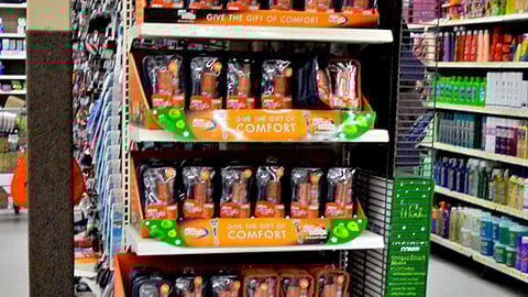 Gillette Fusion Wal-Mart Holiday PDQ Trays