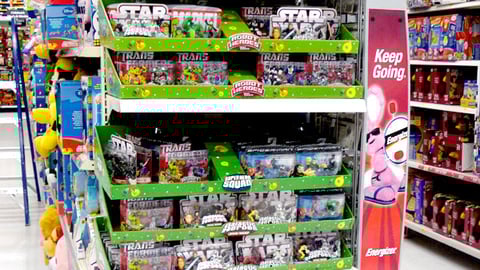 Hasbro Wal-Mart Holiday PDQ Trays