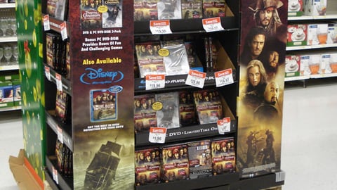 'Pirates 3' DVD Wal-Mart Half-Pallet 