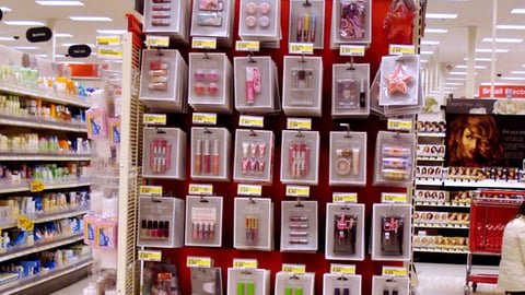 Target 'Perfect Gift' Cosmetics Endcap