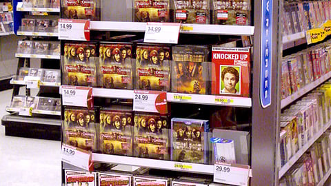 Target New Release DVD Endcap