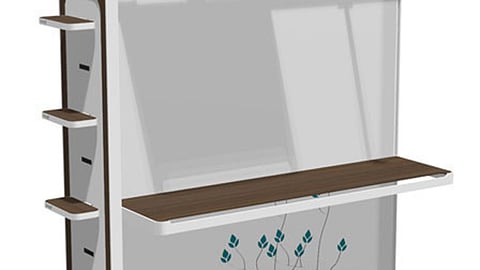 Reef Apparel Floor Display