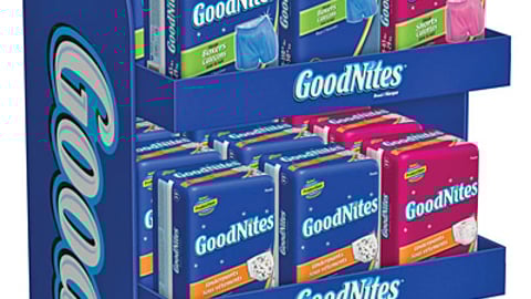 Huggies GoodNites Floorstand