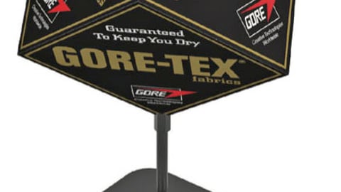 Gore-Tex Cube Display