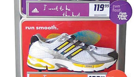 adidas 'Run Your Run' Floorstand