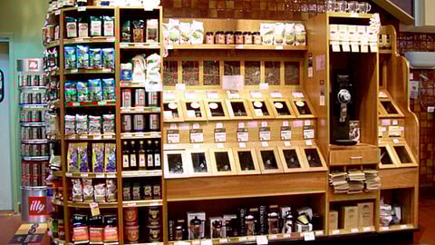 Whole Foods Allegro Coffee Gondola