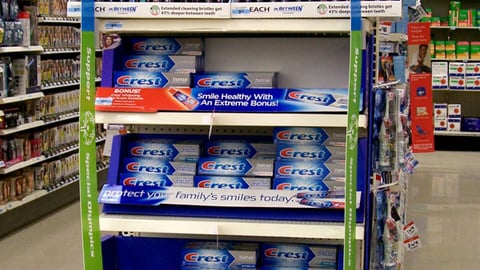 Procter & Gamble Special Olympics Endcap