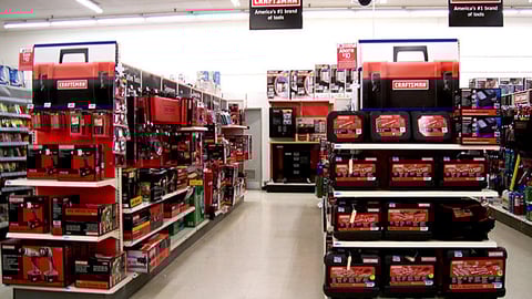 Kmart Craftsman Tool Merchandising 