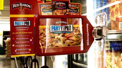 Red Baron Football Shelf Talker