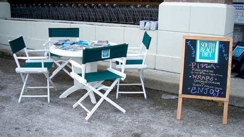'Beach in a Box Cafe' Table 