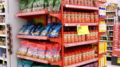 Meijer Private-Label Peanuts Endcap