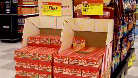 Orville Redenbacher's Football Shippers