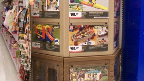 Meijer 'Toy Town Center' Endcap