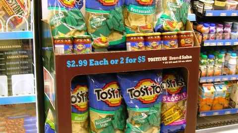 Tostitos Super Bowl Floorstand