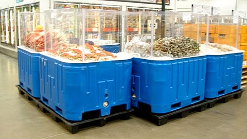Costco Fresh Seafood Coolers
