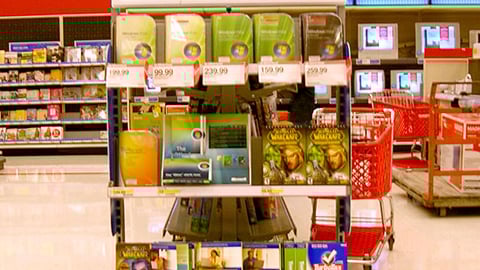 Target Microsoft Vista Endcap