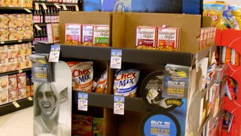 General Mills 'Fuel Up!' Floorstand