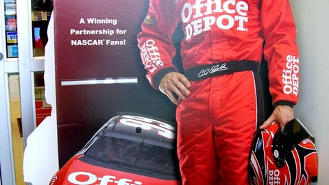 Office Depot NASCAR Standee