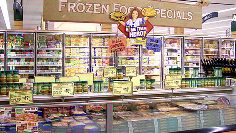 Kraft 'Home Team Hero' Freezer Sign