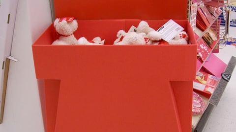 Hallmark Valentine's Premium Dump Bin