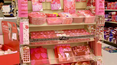 Hallmark Valentine's Day Endcap