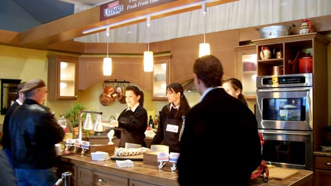 DiGiorno Pizzeria Sampling Counter