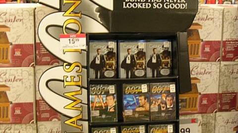 'James Bond 007' DVD Floorstand