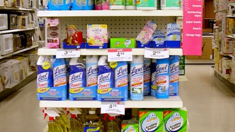 Kmart/Lysol 'Spring Cleaning' Endcap