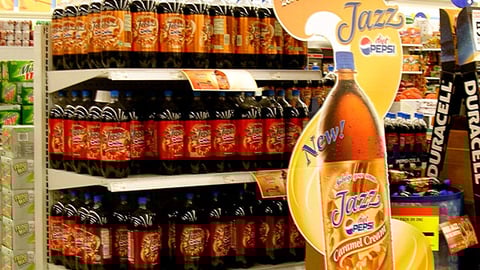 Diet Pepsi Jazz Endcap Display