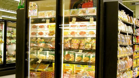 Safeway 'Dinner and a Movie' Freezer Endcap
