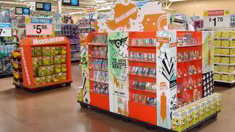 Wal-Mart Nickelodeon 'Kids' Choice' Pallet Display