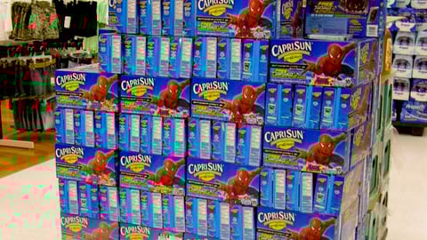Wal-Mart Capri Sun/'Spider-Man' Pallet