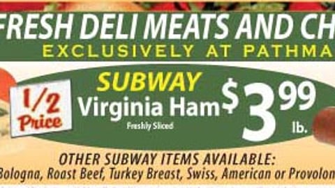 Pathmark Subway Deli Feature