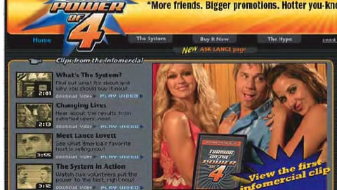 Schick Quattro Power of 4 Web Site