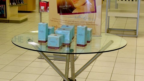 Ulta Hilary Duff Promotional Display
