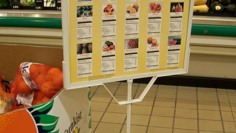 Giant 5-A-Day Produce Stanchion