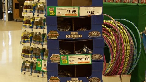 Hershey's 'Kiss Someone' Floorstand