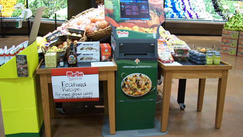 Martin's Produce Recipe Kiosk