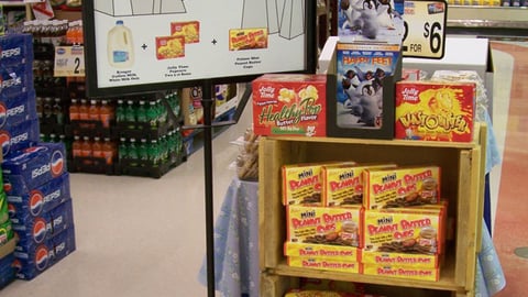 Kroger 'Happy Feet' DVD Display