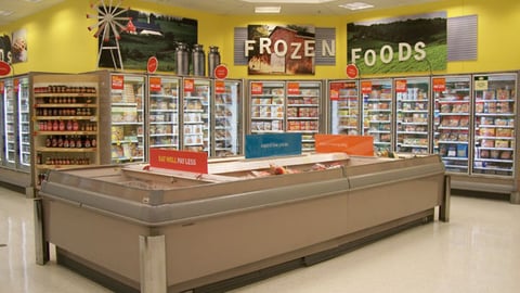 Super Target Frozen Food Department