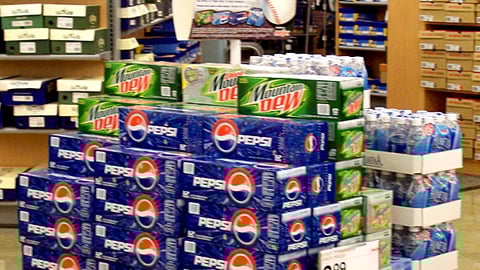 Meijer/Pepsi 'First Pitch' Pallet Display