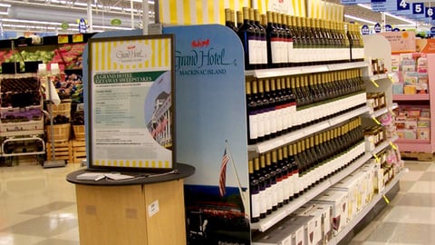 Meijer Grand Hotel Contest Entry Stand