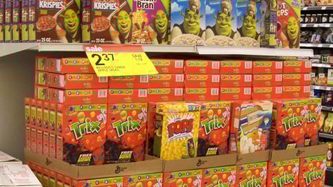 Meijer Kellogg's 'Shrek' Endcap