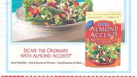 Sunkist Almond Accents Sweeps FSI